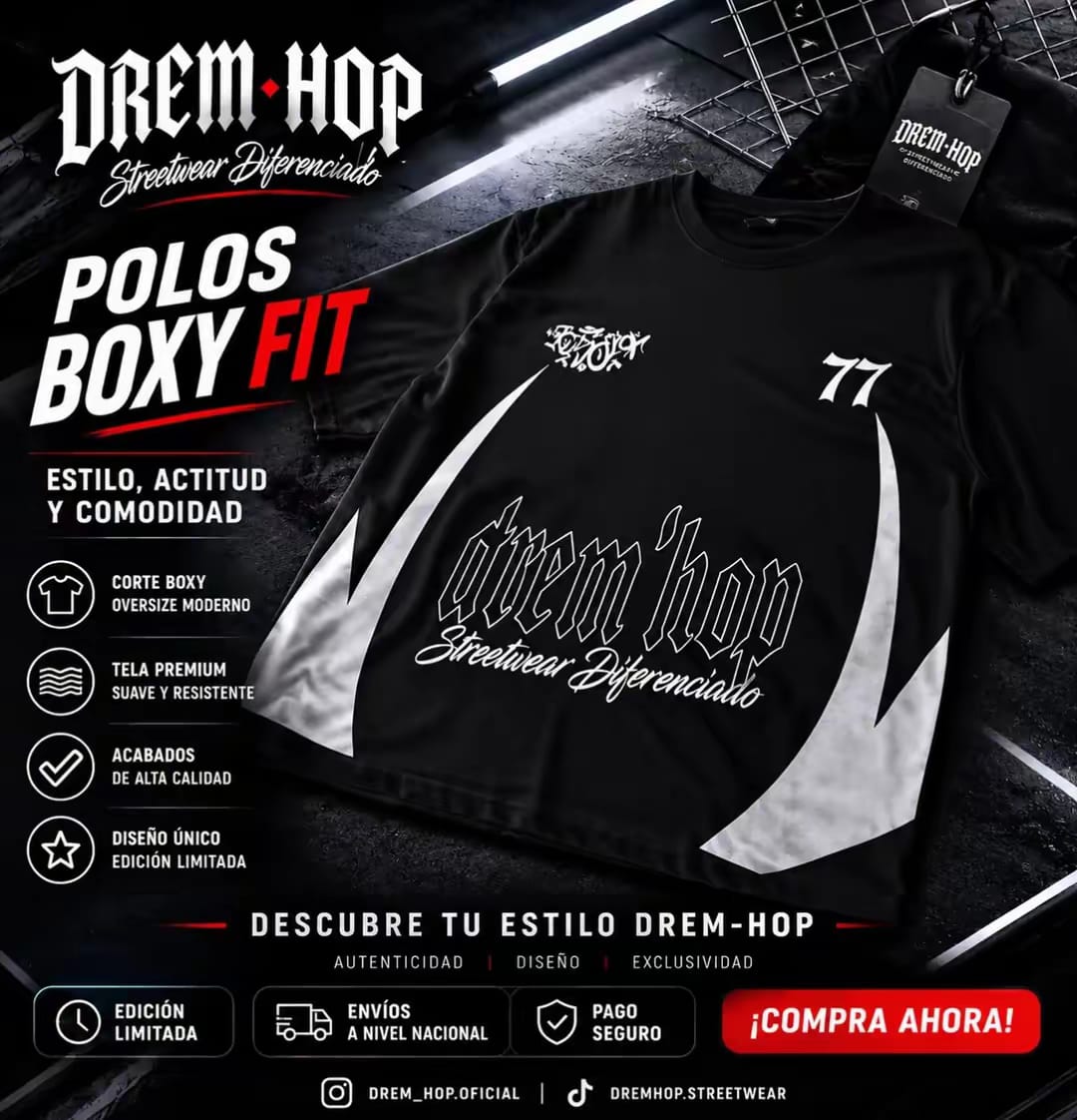 Boxy Fit  DREM-HOP